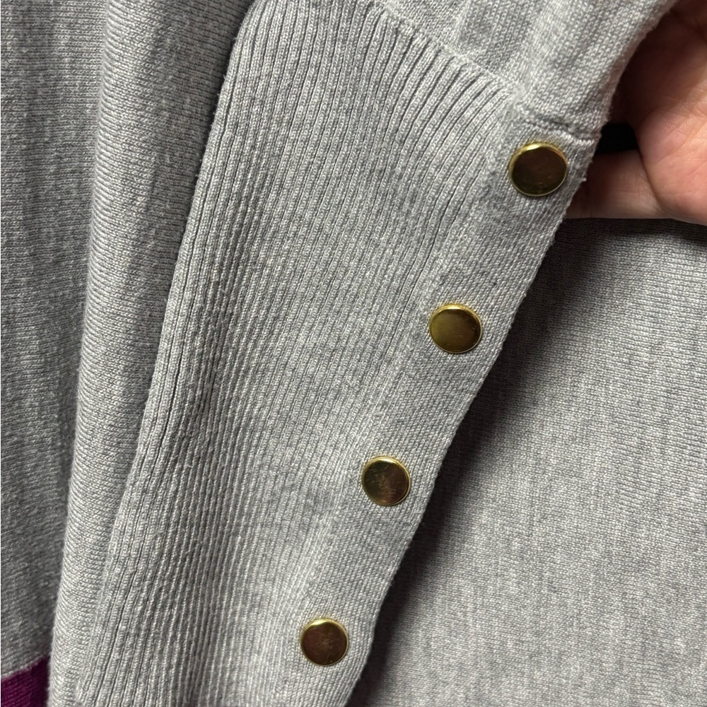 Joseph Gray Ribbed Sweater - Picture 2 of 4